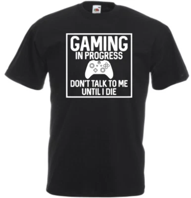 Juegos Divertida Camiseta Negra Niños Adultos Unisex Xbox Playstation Interruptor Hombres Niños  Foto 1 de 3