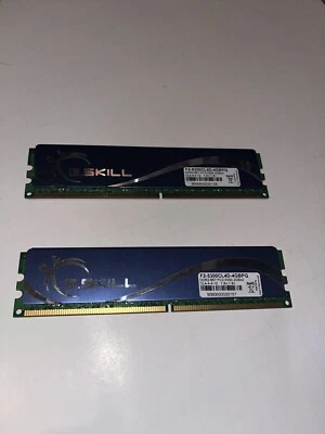 Two G.Skill PC2-5300 2 GB DIMM 667 MHz DDR2 SDRAM Memory 4gb Total - Image 1 of 4