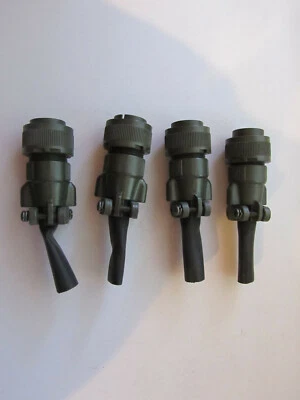 4 x ITT CANNON MS3106E-18-12P CIRCULAR  CONNECTOR UNUSED - Image 1 of 3