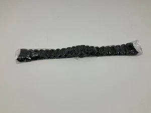NOS Swiss legend Black Steel Band Strap 28mm/29mm - Picture 1 of 16