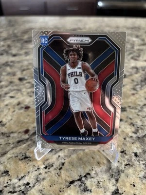 Tyrese Maxey ERROR Prizm Rookie John Wall Back Kentucky Wildcats 1/1 Rare — 第 1/2 张图片