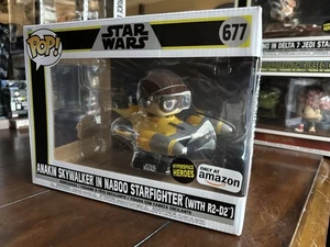 Funko Pop! Vinyl: Anakin Skywalker (Naboo Starfighter) - #677 - Star Wars - USED - Picture 1 of 11