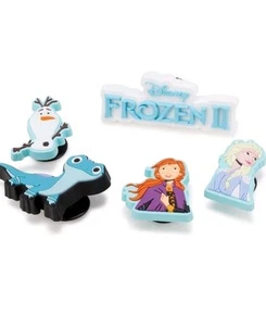 Crocs Jibbitz Shoe Charms Disney Frozen II- 5 Pack- NEW - Picture 1 of 2