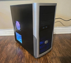 RGB Gaming Desktop PC Computer i7 Xeon 3.2Ghz 16G Ram GT1030 SSD+HDD Fortnite - Picture 1 of 8
