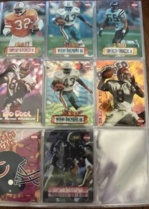 Vintage 1997 Laminated Football Cards By Collectors Edge- Set Of 8 - Picture 1 of 3