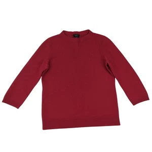 Talbots reines Kaschmir rot Pullover Stehkragen Damen Größe S - Bild 1 von 8