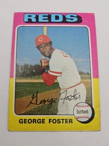 1975 Topps #87 George Foster Cincinnati Reds *GLEECARDS* - Photo 1/2