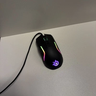 Gaming Mouse SteelSeries Rival 5 Black USB Windows Mac X Box - Image 1 of 2