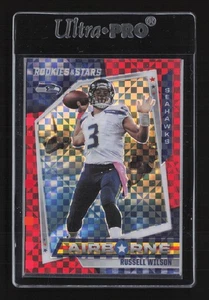2021 Panini Rookies & Stars #AB-6 Russell Wilson Airborne Red Plaid - Bild 1 von 2