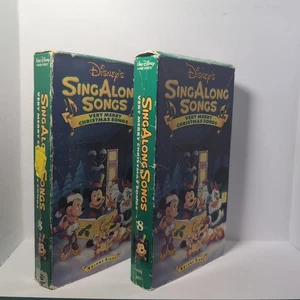 Walt Disney Very Merry Christmas Sing Along Songs VHS Video Tape 1991 Volume 8 - Picture 1 of 1