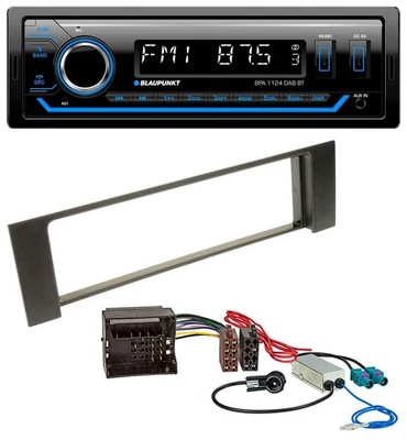 Blaupunkt Bluetooth USB DAB MP3 Autoradio für Audi A4 B6 00-04 Quadlock Doppel F - Bild 1 von 4