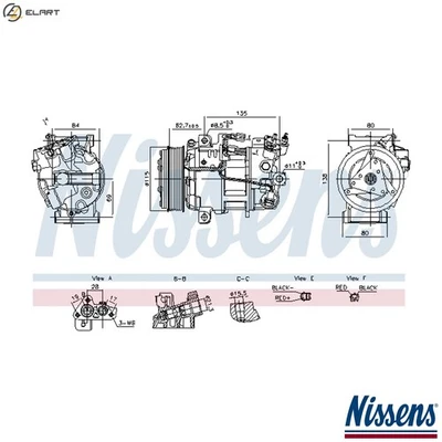 COMPRESSOR AIR CONDITIONING 891042 FOR RENAULT SCÉNIC/GRAND/IV KADJAR MEGANE - Image 1 of 4