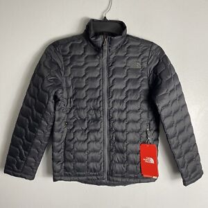 NWT The North Face Boys Thermoball Full Zip, TNF Black Size XS(6)
