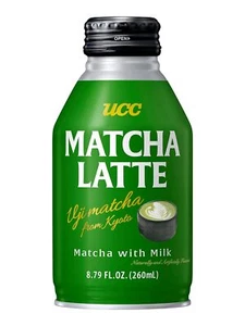 (24 Pack) UCC Kyoto Uji Matcha Green Tea Latte with Milk, Smooth Taste, 260ml - Picture 1 of 5