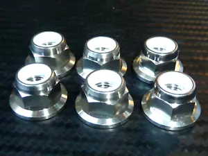 Kawasaki ZX14R TITANIUM GRADE 5 REAR SPROCKET NUTS KIT OF 6 M10X1.25 - Picture 1 of 5