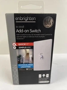 GE Jasco Enbrighten Add-On Kippschalter QuickFit SimpleWire AS2006 NEU im Karton - Bild 1 von 4