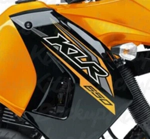 KAWASAKI KLR 650 2018 GRAPHICS KITS DECALS STICKER ORANGE BLACK - Picture 1 of 7