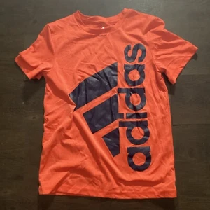 Adidas Boys Orange Shirt Size M (10-12) - Picture 1 of 5