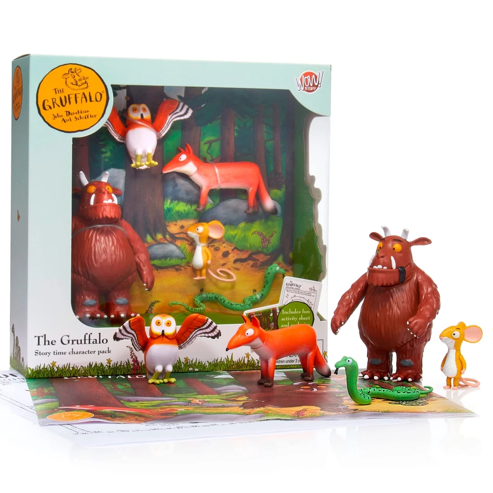 Wow! Stuff The Gruffalo Story Time Family Pack Mini Figuras de Juego | T... Oficial Foto 1 de 4