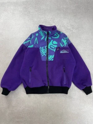 Chaqueta polar vintage Quicksilver Polartec para hombre talla M Foto 1 de 4