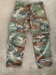 Camo Camouflage Hunting Pants Adjustable Waist 35" x 29" Inseam 8 Pockets