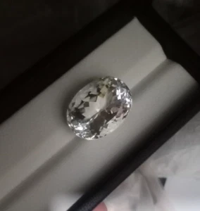 22 Carat Natural Hand Made Fancy Cut White Quartz Loose Gemstone From Pakistan - Picture 1 of 13