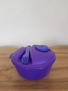 Tupperware Salat & Go Schüssel inkl. Besteck Dressingbecher - Bild 1 von 2