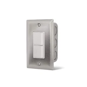 Infratech Single Duplex Stack Switch, in-Wall Control for Indoor Use, 14-4300 - Picture 1 of 2