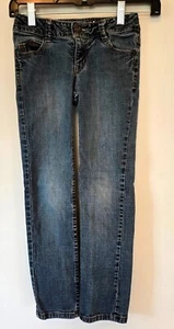 Girls Mudd Skinny Leg Jeans Size 8 Regular, 5 Pocket - Picture 1 of 5
