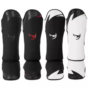 Fumetsu Ghost S3 Thai Shin Guards Muay Thai Boxing Sparring Pads - Picture 1 of 15