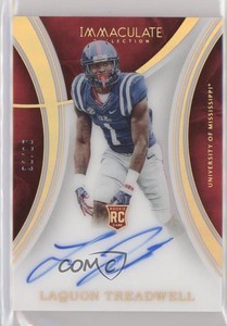 2016 Panini Immaculate Collegiate Gold /25 Laquon Treadwell #103 Rookie Auto RC