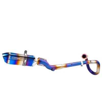 Full System Muffler Exhaust Link Pipe Blue for DRZ400 DRZ4 S/E/SE 2002-2022 Half - Image 1 of 4