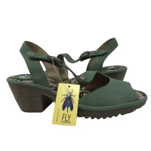 FLY London WYNO023FLY Wedge Sandal Size 41 M - Picture 1 of 5