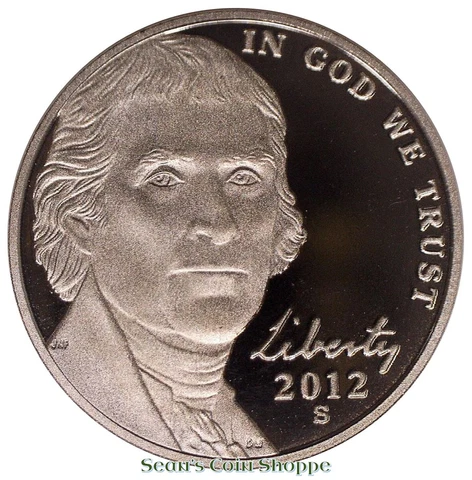 2012 S Jefferson Nickel 5C Gem Deep Cameo Proof Nickle San Francisco Ships Free! Cover