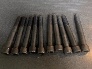 Lot of 10 -  Socket Allen Head Cap Screws 1x8x 8" Bolts 1” x 8 x 8" Grade 8 Bolt - Picture 1 of 18