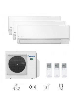 PANASONIC TZ Multi Split 3x 2,0kW Klimaanlage Wärmepumpe R32 Superkompakt - Bild 1 von 4