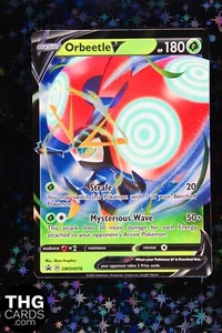 Tarjeta Pokémon Orbeetle V SWSH078 Black Star Promo Holo SWSH - Imagen 1 de 2