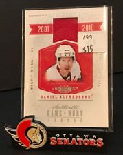 2010-11 Panini Dominion All Decade Jersey #DA Daniel Alfredsson 14/99 - red