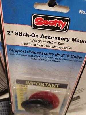 Scotty 2" Stick-On Accesorio Montaje #345 OMCB7 Foto 1 de 2