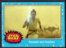 TOPPS STAR WARS 2019 The Rise of Skywalker #93 Focused and Fearless - Blue