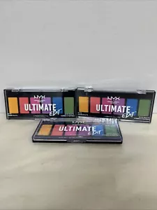 NYX Ultimate Edit Petite Shadow Palette USPP02 Brights Eyeshadow SEALED X3 - Picture 1 of 4