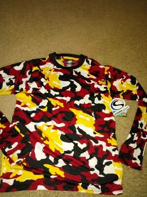 CAMO SPORT-UPF 30+-CAMO SHIRT-NEW-TAGS-MUTI-COLOR-SIZE MEDIUM-SMARTDRY-LONG/SLV - Image 1 of 4