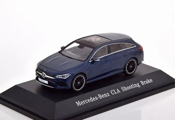 MERCEDES CLA X118 SHOOTING BRAKE AMG LINE JEANSBLAU 1:43 SPARK (HÄNDLERMODELL) - Bild 1 von 1