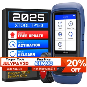 2025 XTOOL TP150 WIFI TPMS Relearn Tool Tire Pressure Sensor Programming Reset - Picture 1 of 13