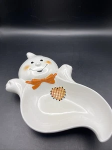 Hallmark Ghost Halloween Candy Dish Or Wall Hanging Decor 10” - Picture 1 of 4