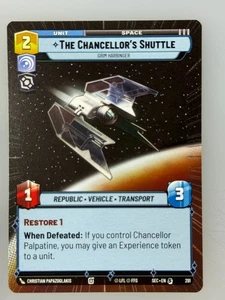 Star Wars Unlimited - The Chancellor's Shuttle Hyperspace 291 - Picture 1 of 1