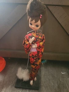 Vintage Bradley Doll Cloth Doll oriental Doll - Picture 1 of 3