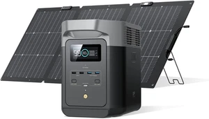 DELTA 2 Portable Power Station with 160W Bi-Facical Solar Panel, 1024Wh Lifepo4 - Picture 1 of 6