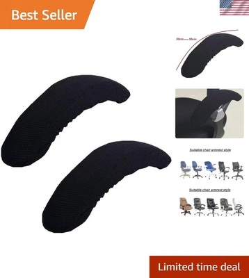 Fundas para reposabrazos para sillas de oficina, cubierta para reposabrazos, almohadillas para reposabrazos para sillas de oficina 2 piezas Foto 1 de 4