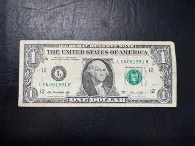 Dollar Birthday 🎂 Note Gift April 5 1991 $1 Bill Fancy Anniversary 04/05/1991 - Image 1 of 2